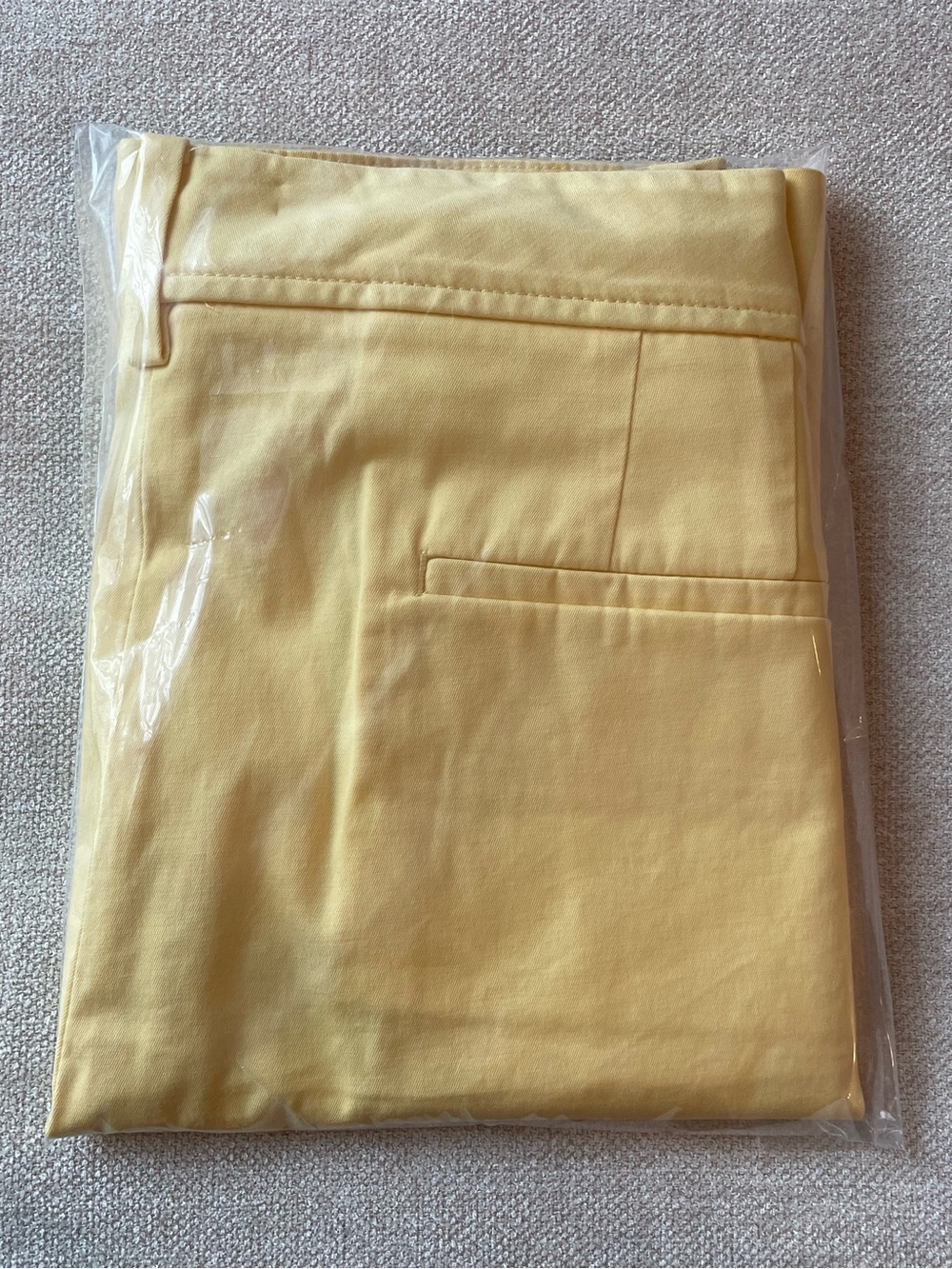 Talbots Light Yellow ‘Perfect’ Cotton Chino Shorts Size 18 - NWOT - Picture 9 of 10